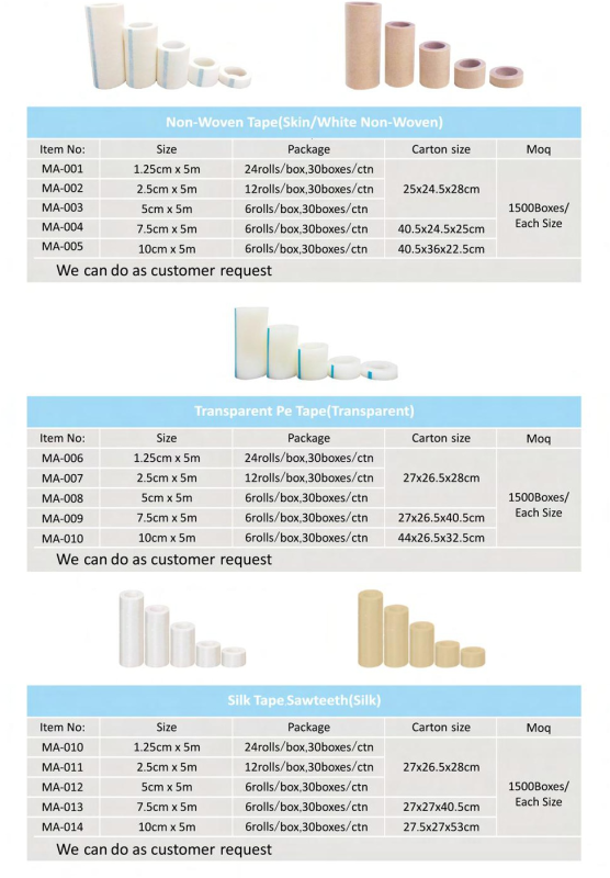 Non-Woven Tape(Skin/White Non-Woven)