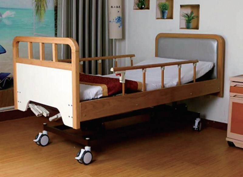 Wooden home nursing bed