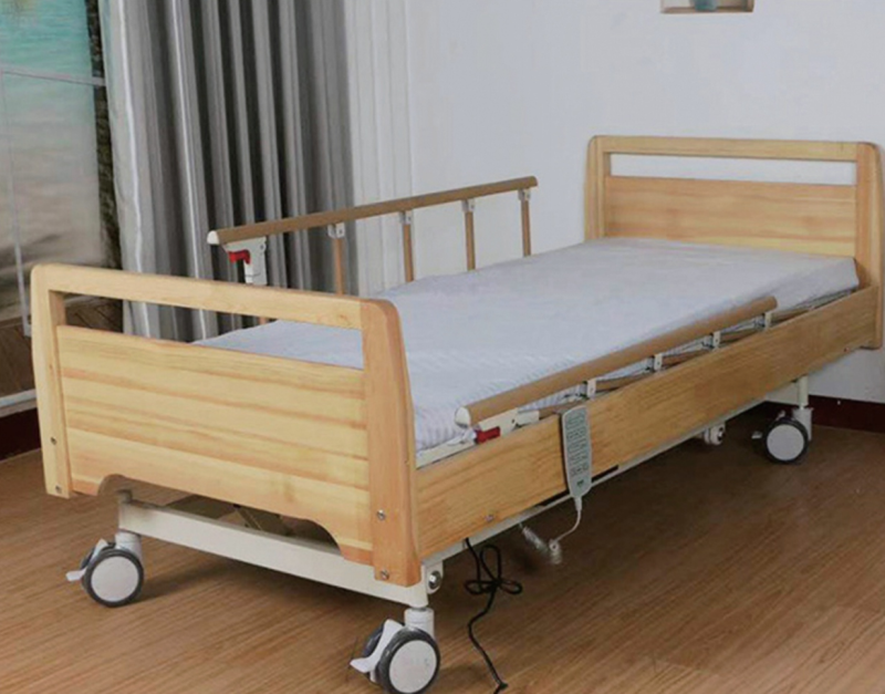 Wooden home nursing bed