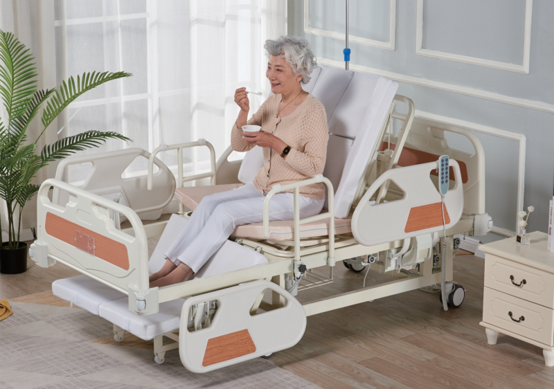 Electric nursing home nursing bed