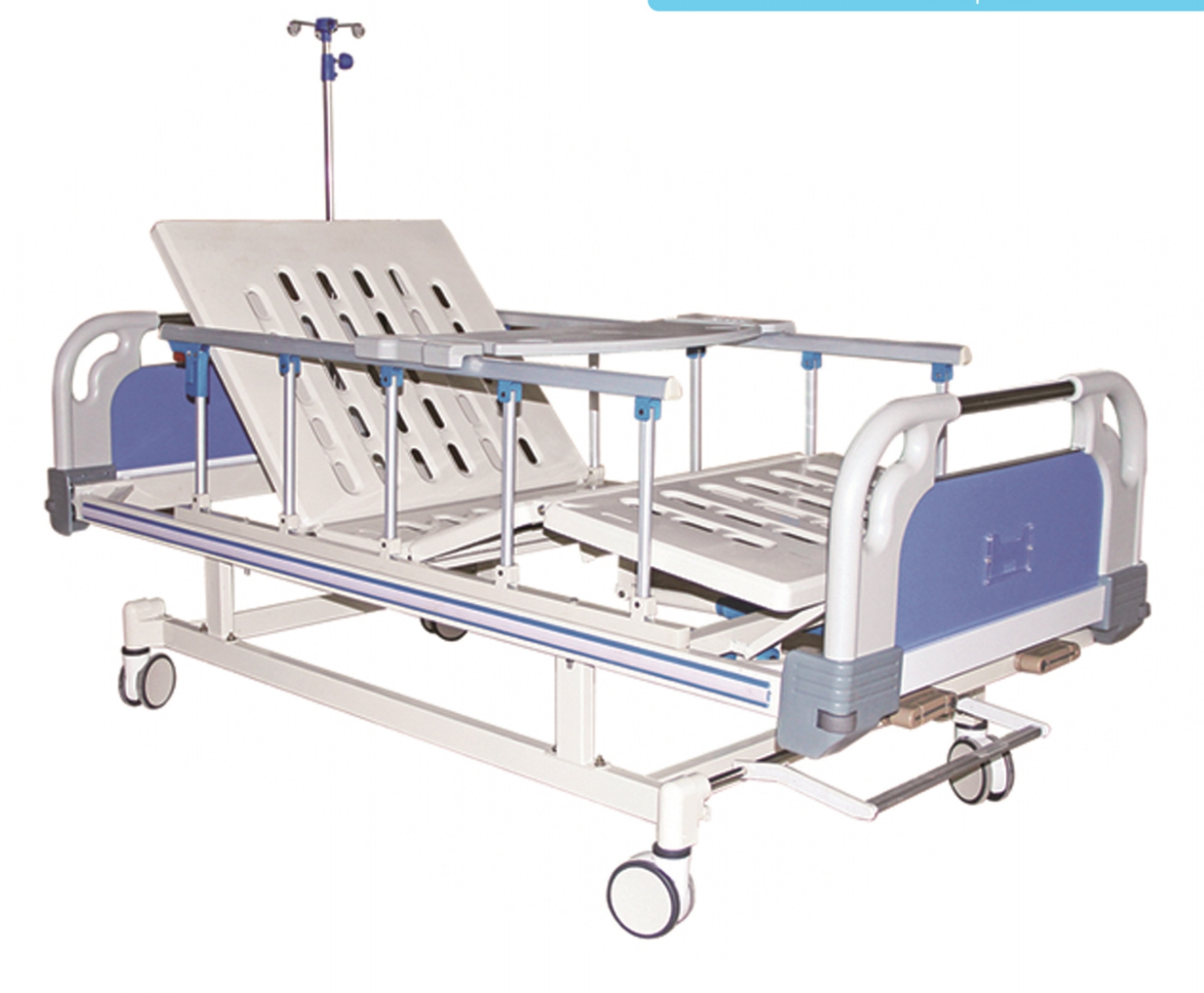 ABS Two-crank Hospital Bed,Medical Nursing Bed