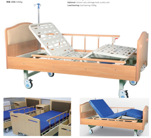 Wooden home nursing bed