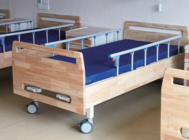 Wooden home nursing bed