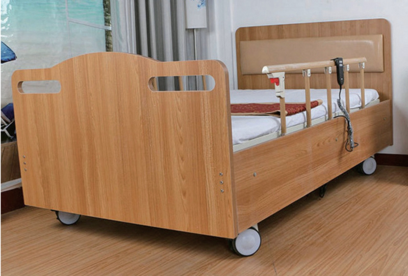 Wooden home nursing bed