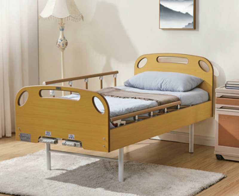 Wooden home nursing bed