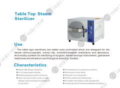 Table Top Steam Sterilizer