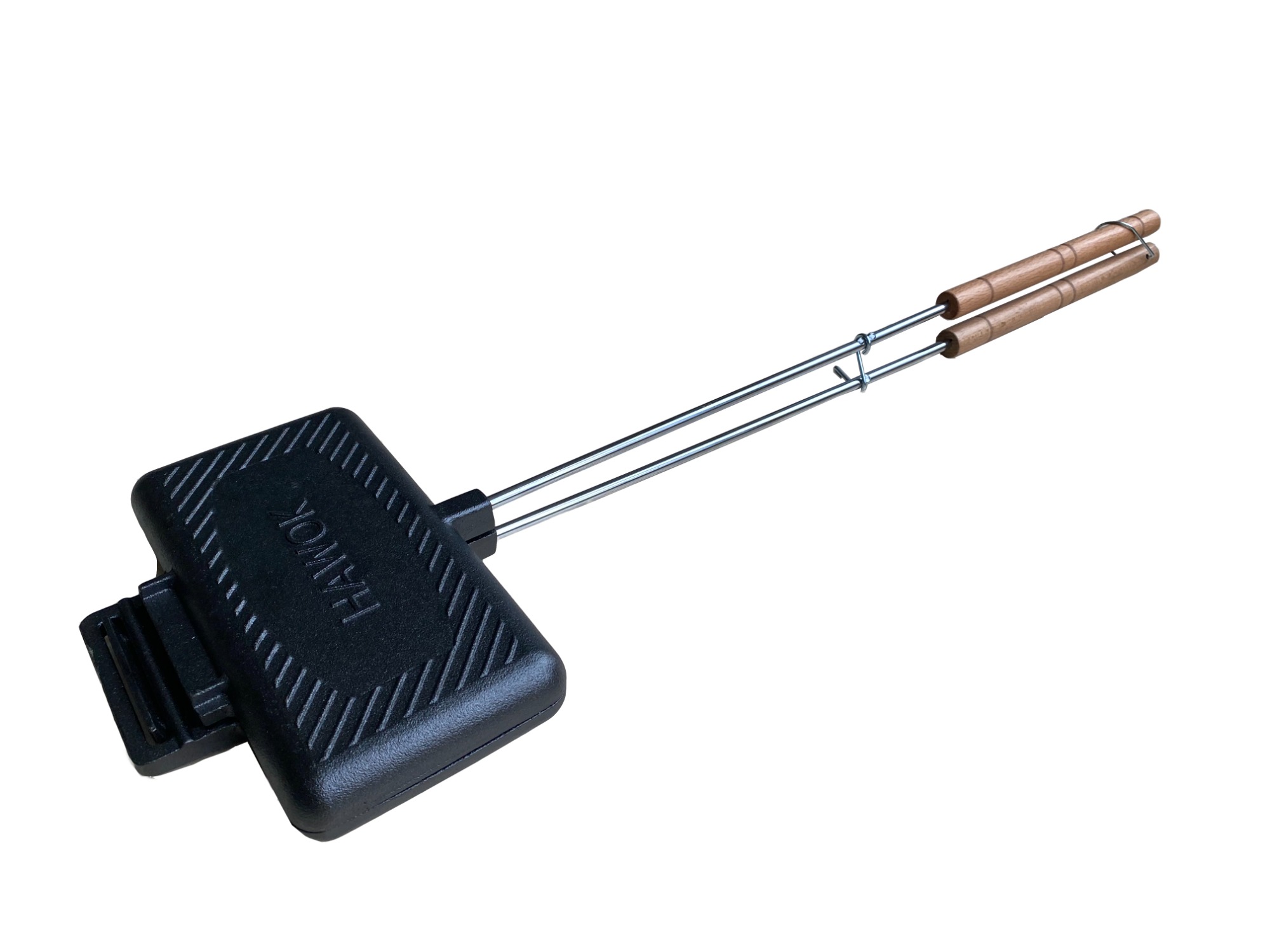 hawok cast iron waffle iron waffle maker with pot holder