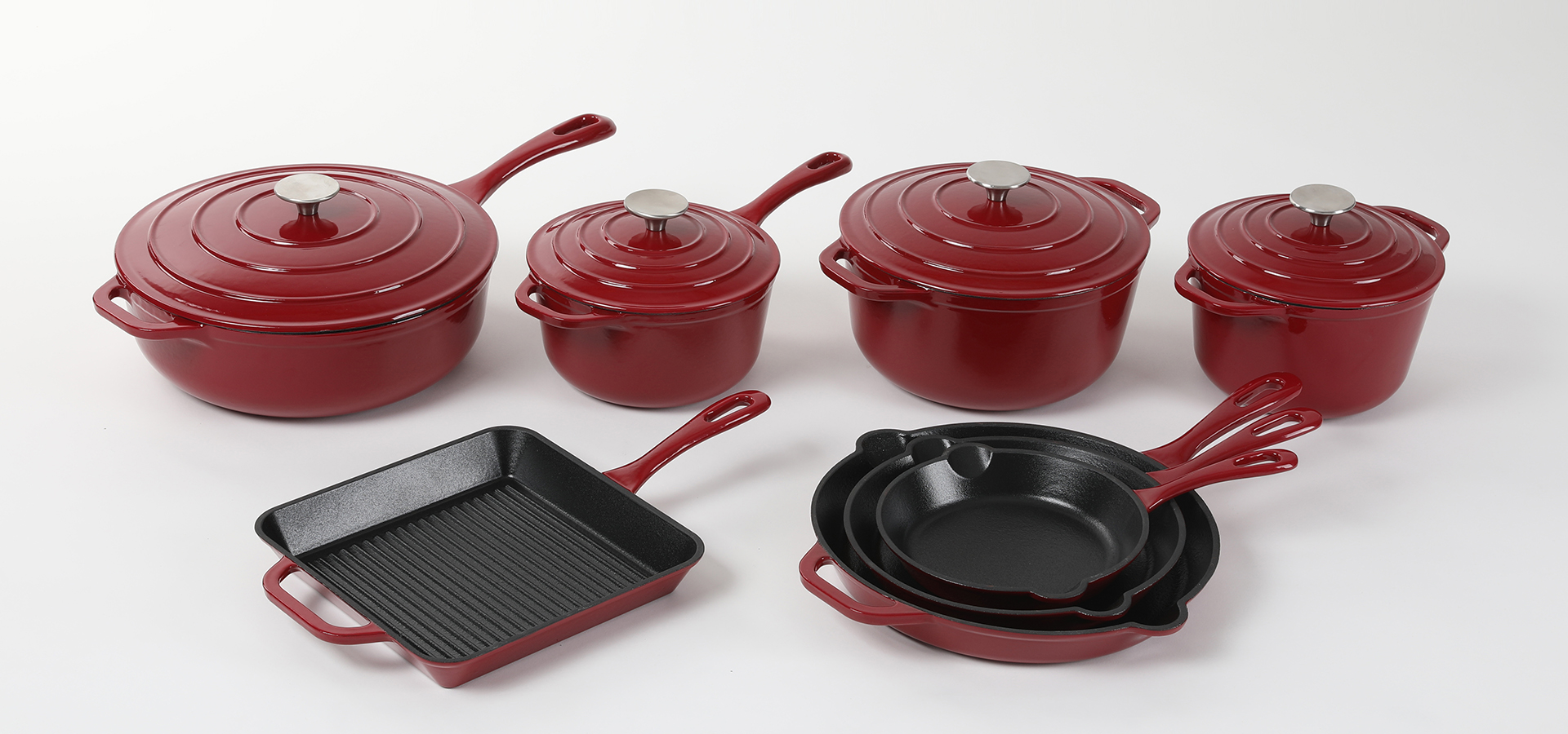 HAWOK Cast Iron and enamel cookware