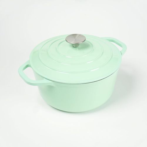 HAWOK Enameled Cast Iron round Dutch Oven