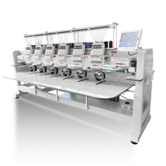 Rainbow 6 Heads Industrial Multifunctional Embroidery Machine