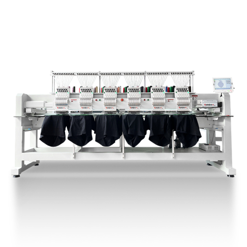 Rainbow 6 Heads Industrial Multifunctional Embroidery Machine