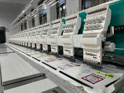 RainbowEmb™ 20 Heads Flat Embroidery Machine