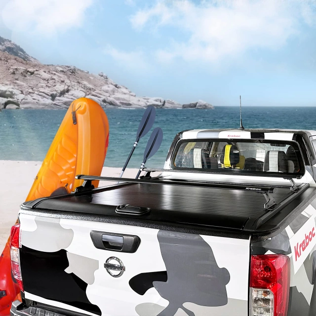 Kreboc Truck Bed Rack Cross Bars, Aluminum Length Adjustable Luggage ...