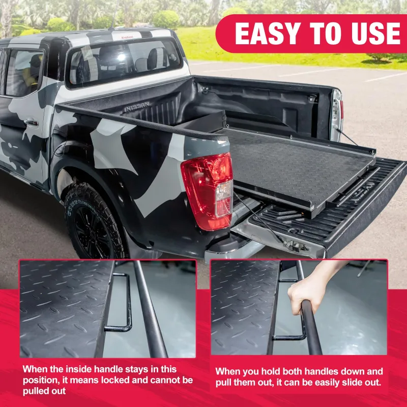 Kreboc 65''X49'' Durable Truck Bed Slides -Out Tray - Robust Cargo ...
