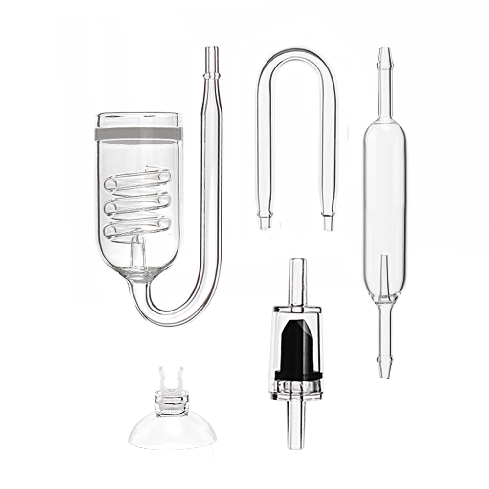 UUIDEAR Dreifach-Spiralglas-CO2-Diffusor