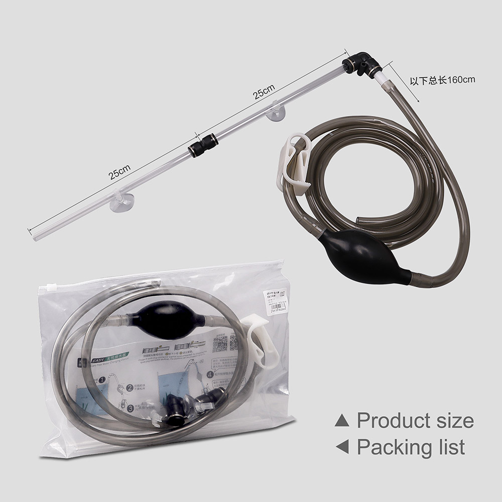 UUIDEAR aquarium fish tank siphon gravel cleaner water changer