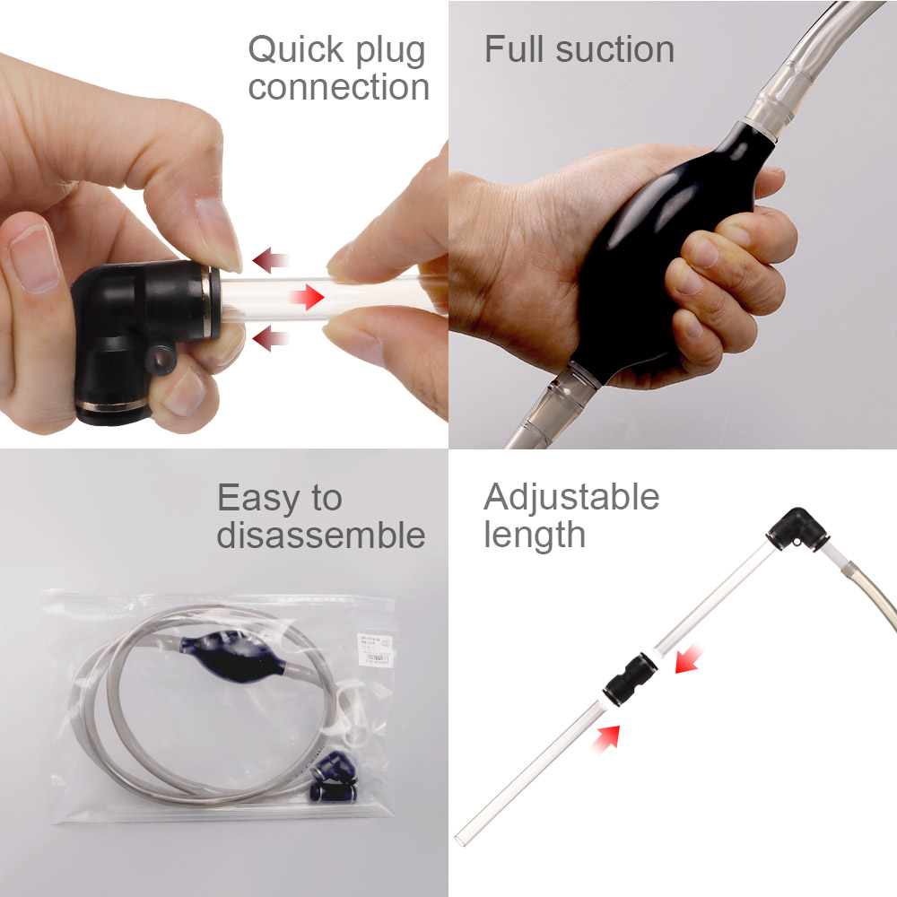 UUIDEAR aquarium fish tank siphon gravel cleaner water changer