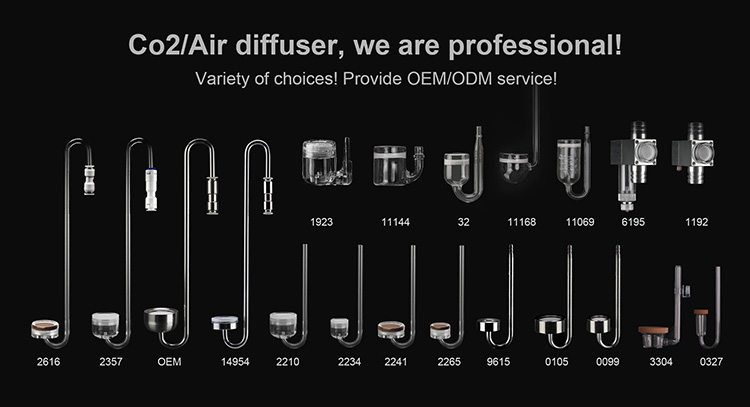 Einzigartiger Prozess- und Nebelblasen-Aquarien-CO2-Diffusor