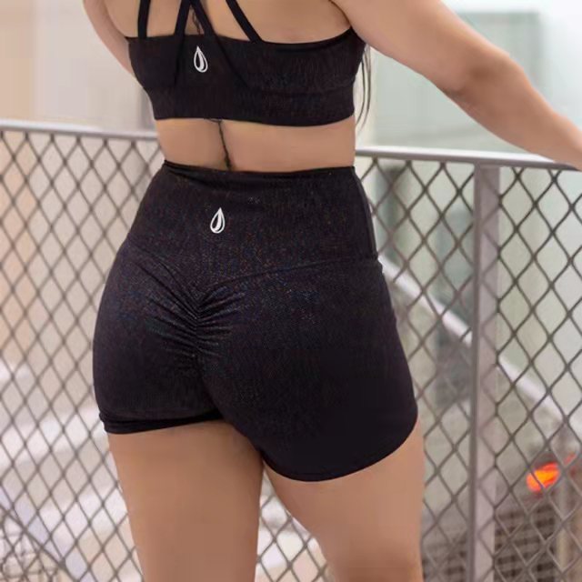 Scrunch butt shorts- Black
