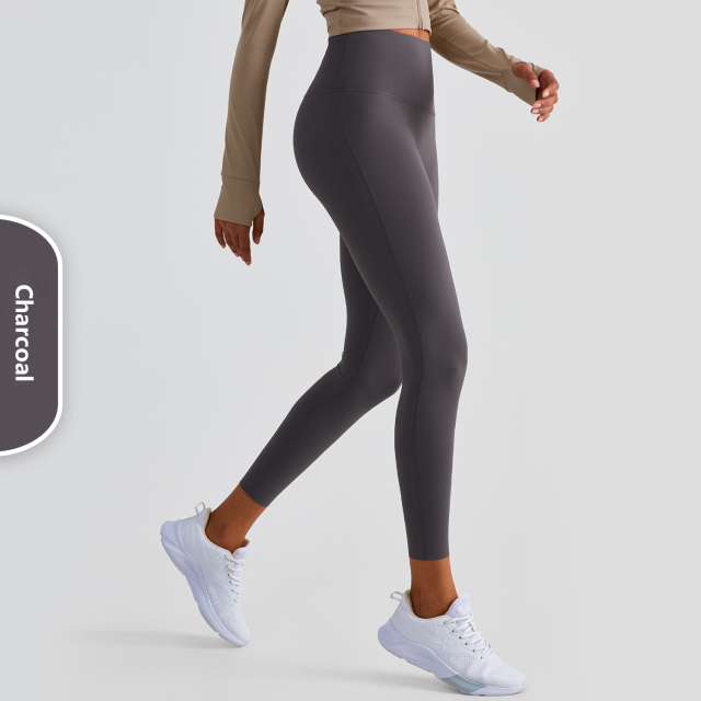 Comfy Lycra Gym Leggings- Khaki