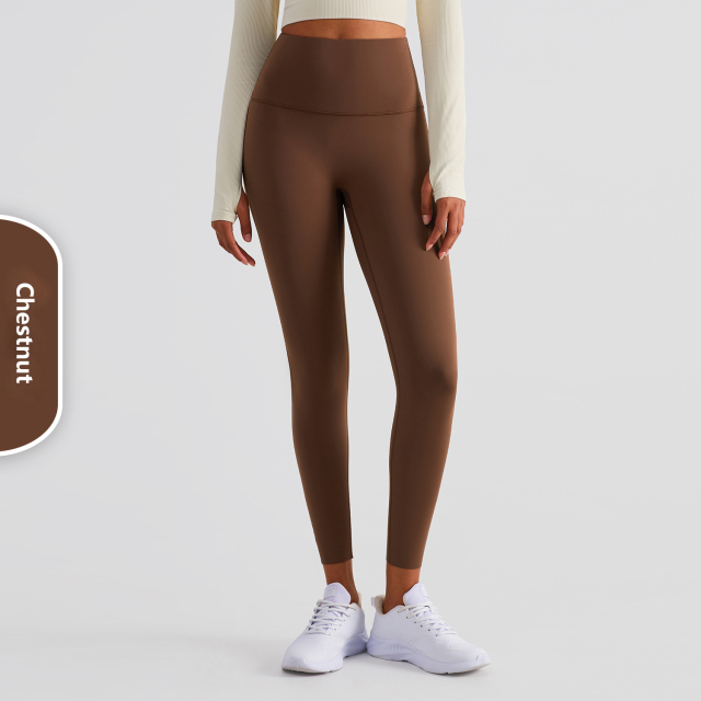 Comfy Lycra Gym Leggings- Khaki