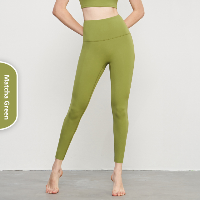 Comfy Lycra Gym Leggings- Neon Green