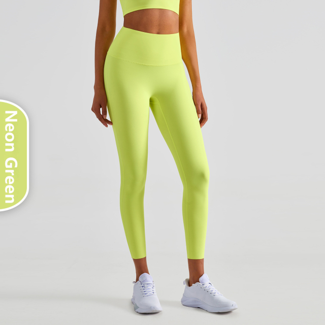 Comfy Lycra Gym Leggings-Coral