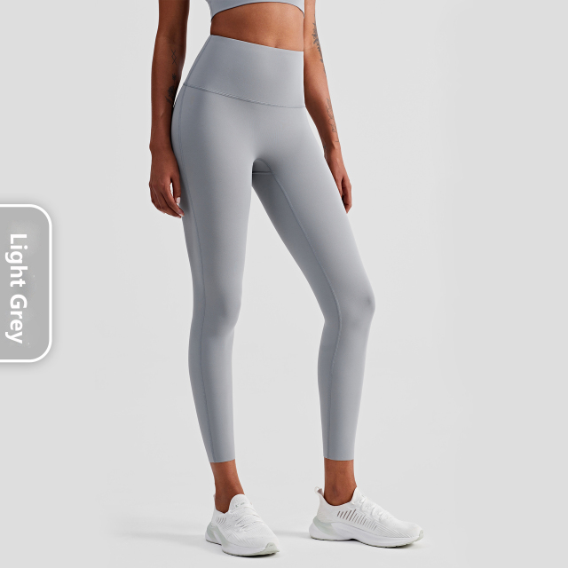 Comfy Lycra Gym Leggings- Lake Blue