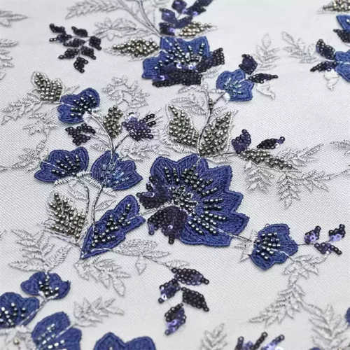 Vitas High Quality Elegant Sequin Bead Green Cheap African Nigerian Lace Fabrics