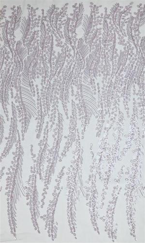Bordado renda dentelle african beaded sequins nigerian embroidered lace fabric