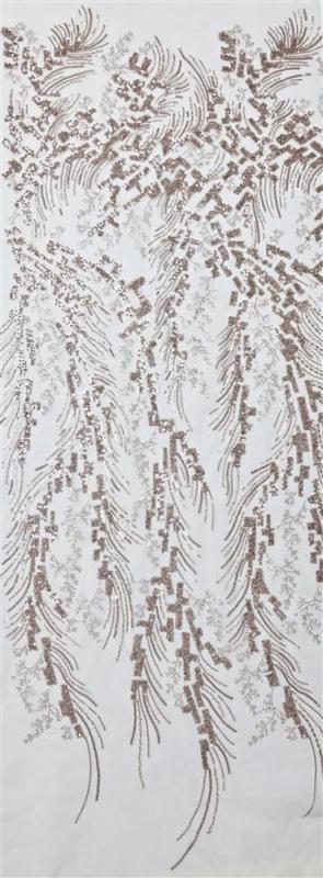 Tecido bordado dentelle african beaded sequins nigerian embroidered lace fabric