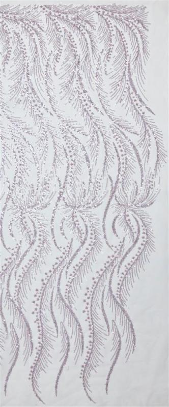 African beaded sequins nigerian telas con cuentas embroidered lace fabric