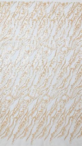 Tecido de renda bordad nigerian african lace fabric for evening dress