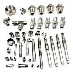 OEM Stainless Steel Shaft Parts CNC Precision Machining Turning 6-axis Swiss CNC Lathe