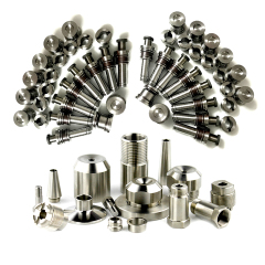 OEM Stainless Steel Shaft Parts CNC Precision Machining Turning 6-axis Swiss CNC Lathe