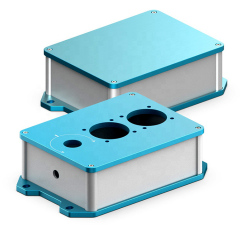 kamikawa precision CNC machining aluminum anodized metal junction box outdoor IP68 waterproof box