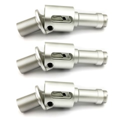 AL6061-T6 Aluminum Anodized Metal Shaft Parts CNC Precision Machining Custom Service