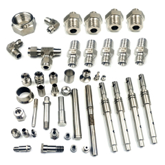 OEM Stainless Steel Shaft Parts CNC Precision Machining Turning 6-axis Swiss CNC Lathe