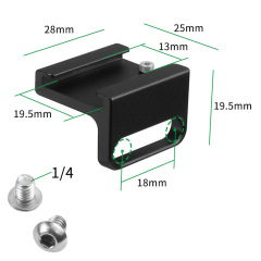 SLR Gimbal Aluminum Quick Release Plate Adapte CNC Machining Parts