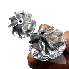 Impeller AL6061 & 7075-T6 Aluminum CNC Machining Custom Service Milling Metal Parts