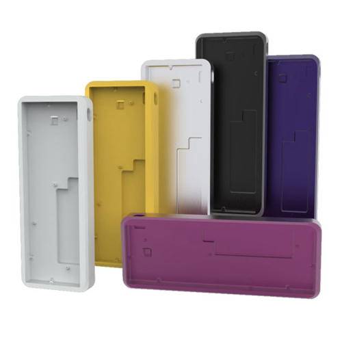Custom diy cnc mechanical keyboard case colorful aluminum anodized