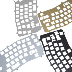 CNC Machining Mirror Polished Ergonomic Keyboard Case