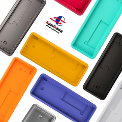 Custom diy cnc mechanical keyboard case colorful aluminum anodized