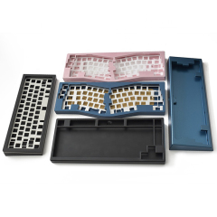 CNC Machining Mirror Polished Ergonomic Keyboard Case