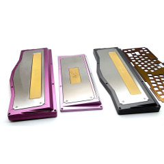 CNC Machining Mirror Polished Ergonomic Keyboard Case