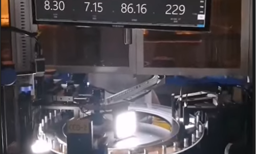 Automatic dimension CCD inspection production line