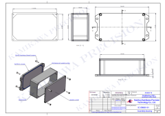 Kamikawa Precision bulk custom all kinds of metal waterproof box IP68by water junction box