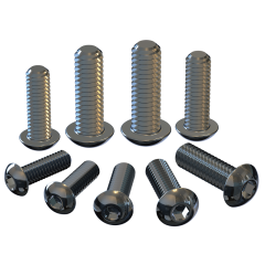 Kamikawa Precision Batch Custom Alloy Steel Galvanized Stainless Steel Screw BHCS 5/16