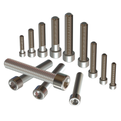 Kamikawa Precision Batch Custom Alloy Steel Galvanized Stainless Steel Screw SHCS 3/8