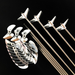 CNC machined aluminum alloy M4 high-speed double-blade propeller for model aircraft